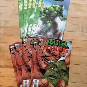 Hulk #1 and Hulk Thing #2 Marvel Comics Bulk Lot Collector